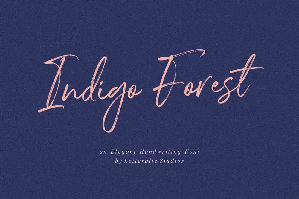 Indigo-Forest-Handwritten-Font-1